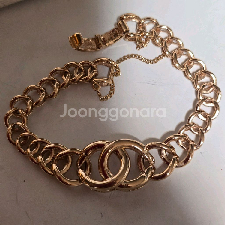 18k핑크골드 팔찌--4