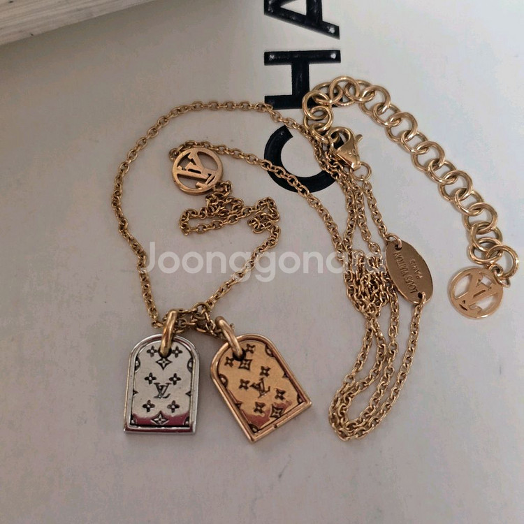 18k핑크골드 목걸이--4