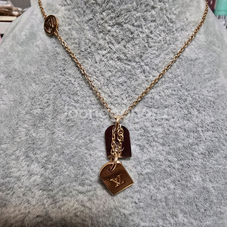 18k핑크골드 목걸이--8