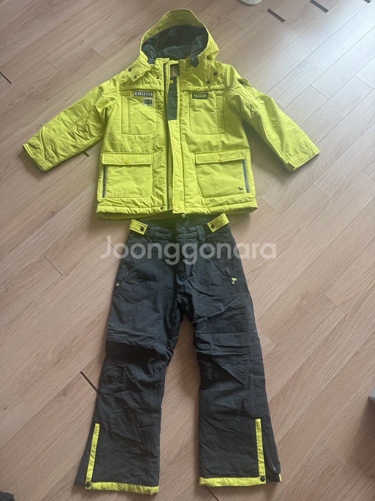 아동 스키복 셋트 성보드보드복 및 용품 일괄--4