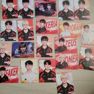 lol 롤 t1 페이커 도란 케리아 오너 구마유시 제우스 카드