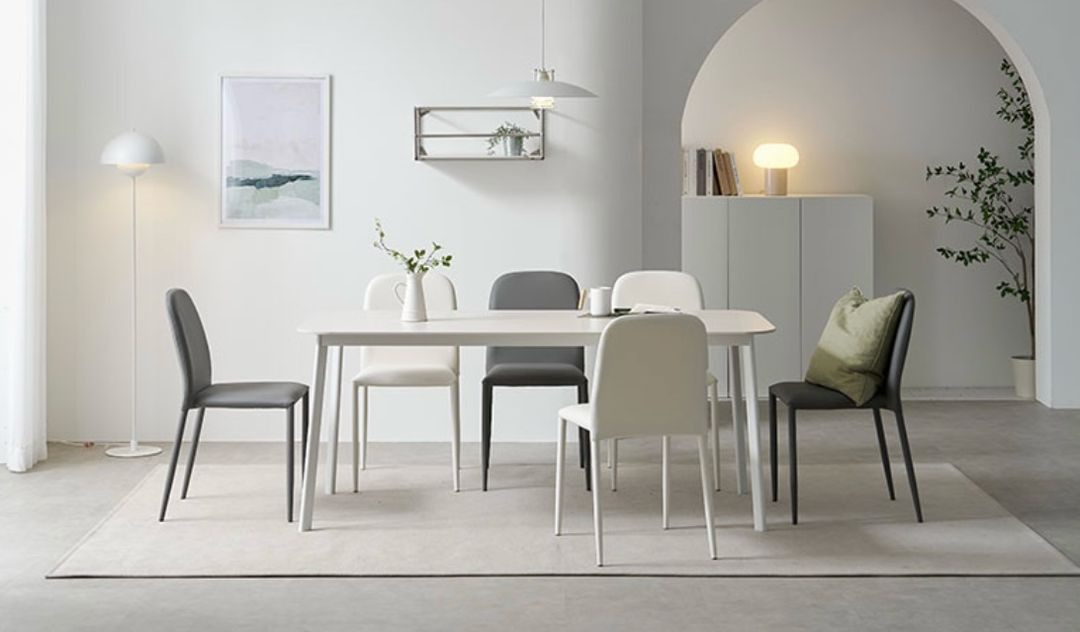 보니애가구 올데이 포세린 세라믹 식탁 의자6세트 이미지