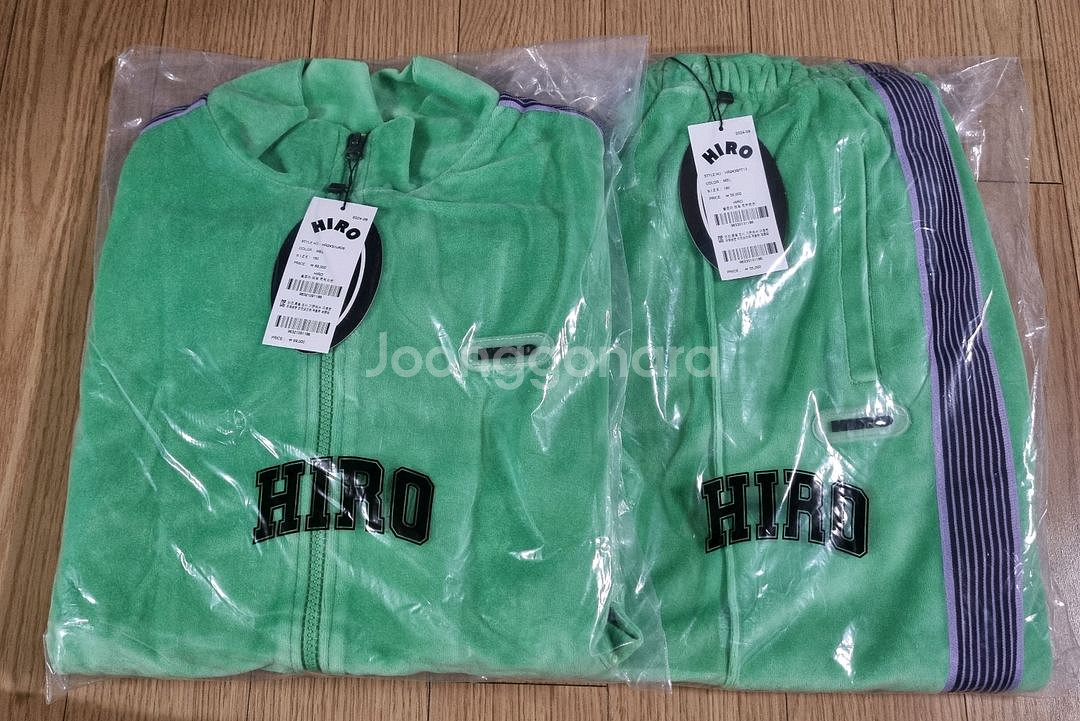 히로 벨로아 테잎 트랙자켓160/벨로아 트랙 팬츠 160--0