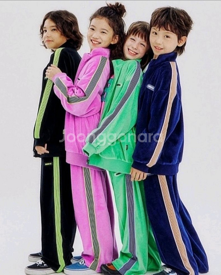 히로 벨로아 테잎 트랙자켓160/벨로아 트랙 팬츠 160--1