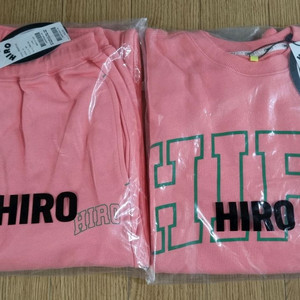 히로 블랭크 스웨트셔츠 조거팬츠 160