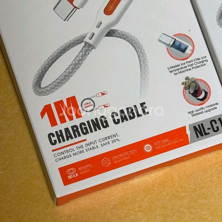 노블링크 C타입 초고속 240W 충전 케이블 1M + 2M 미개봉 새상품 판매합니다.--4