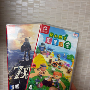 닌텐도 스위치 게임 젤다의 전설 야생의 숨결 동물의숲