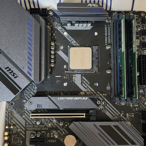 부산 5950x + msi x570s 토피도 맥스 + 삼성 ddr4 32g램