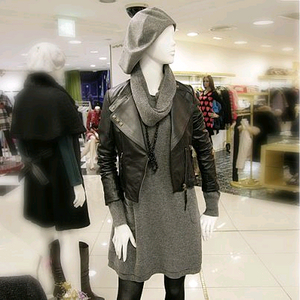 나프나프 여성 가죽자켓