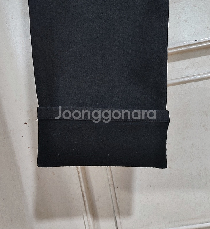 겨울청바지34 기모 블랙진 남성 스판 양모 일자데님 새상품--7