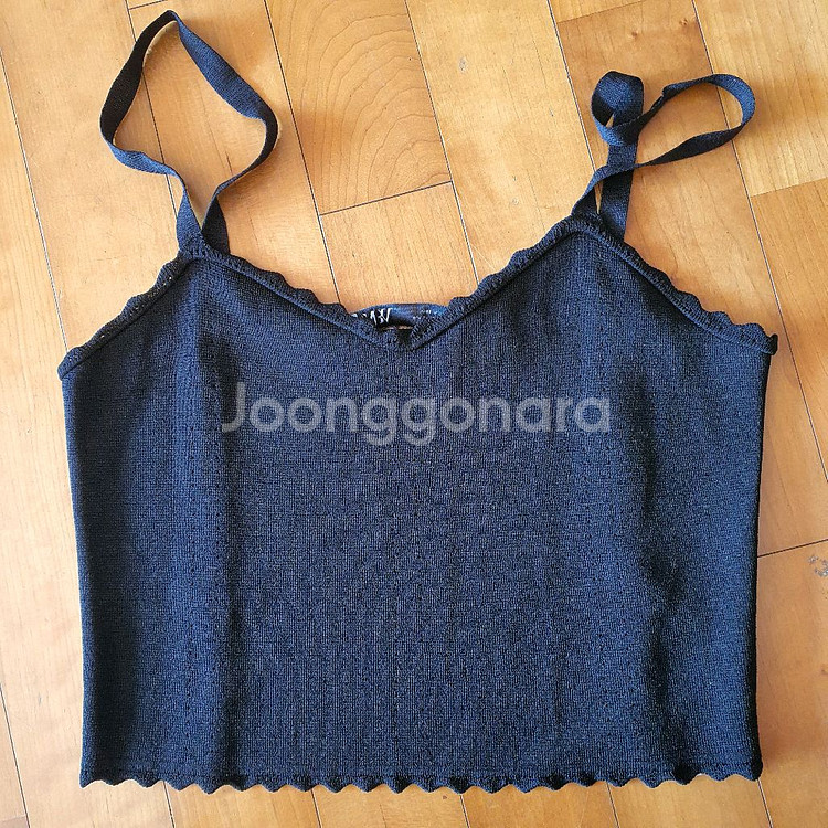 [환불네고ok] 자라 크롭티 나시티 뷔스티에 M--1