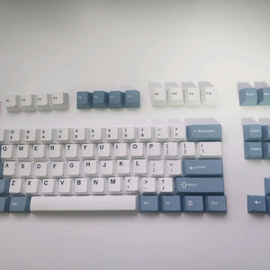 타이폰 s87 화이트 키캡 이미지