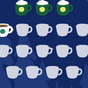 스타벅스 프리퀀시 . 일반스티커