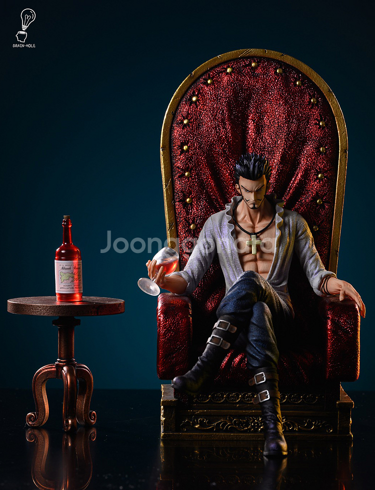 brainhole 브레인홀 쥬라큘 미호크 좌상 원피스 레진 피규어--0