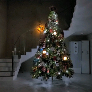 크리스마스트리 300cm LED 조명 포함 트리3M