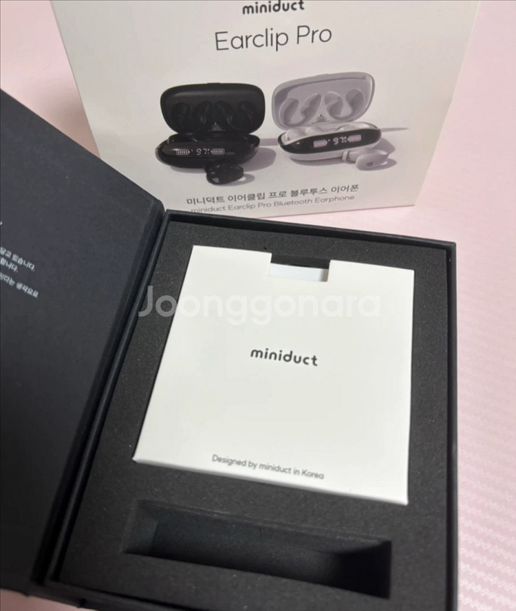 미니덕트 무선 프로 블루투스 이어폰 새상품--4