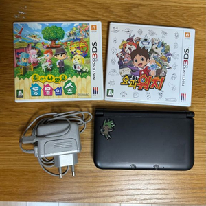 닌텐도 3ds xl 블랙 및 타이틀