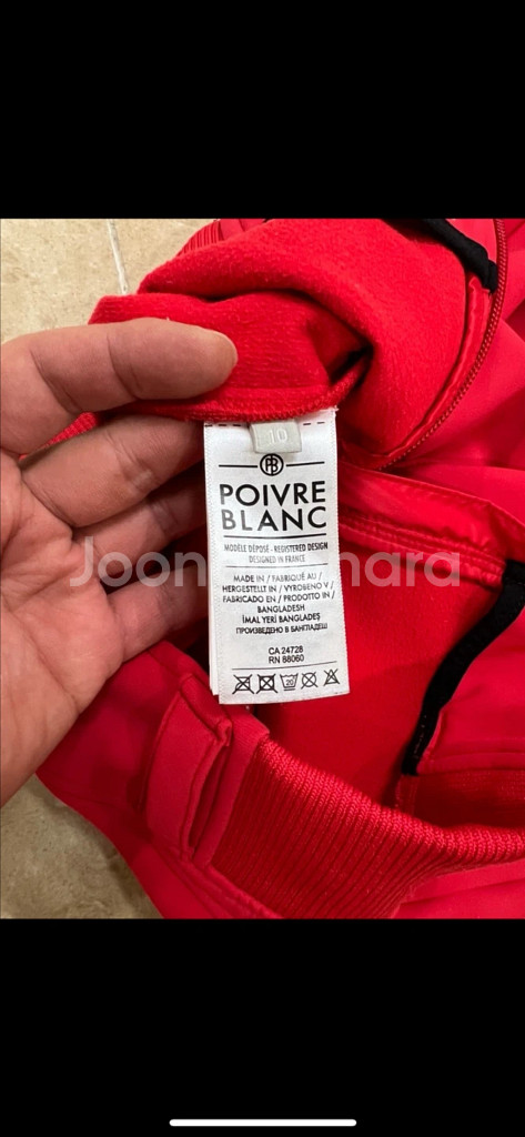 2324쁘아블랑 주니어 스키복 판매합니다--6