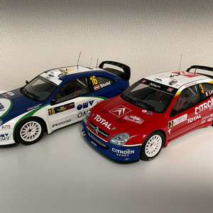 오토아트 시트로앵 WRC TOTAL OMV 1:18 다이케스트