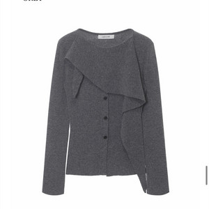 루에브르 넥 머플러 니트 그레이 SK4WP948