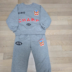 히로 타이거셋업 그레이(상의:140/하의:130)