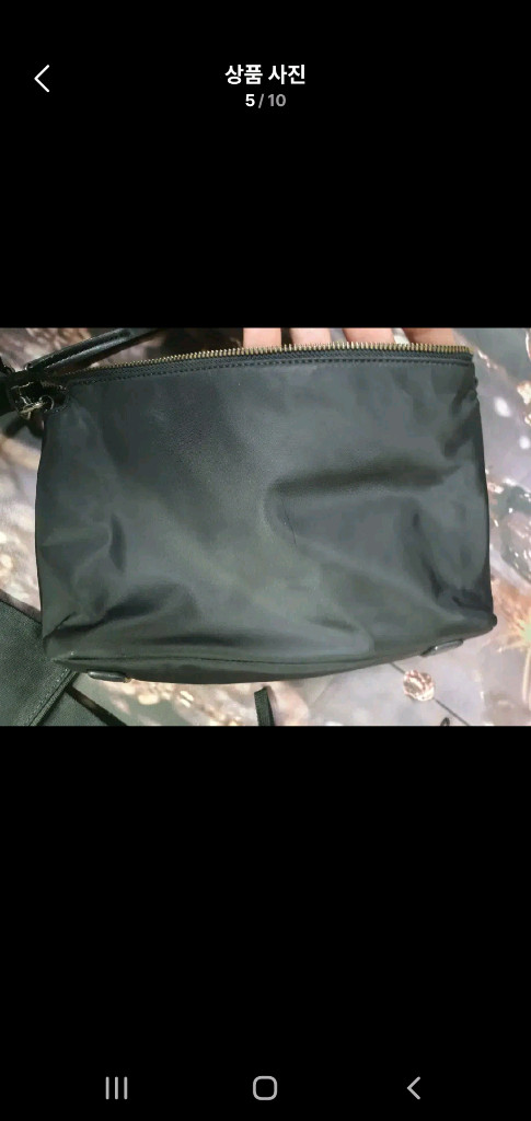 제이에스티나 블랙 미니 숄더백--2