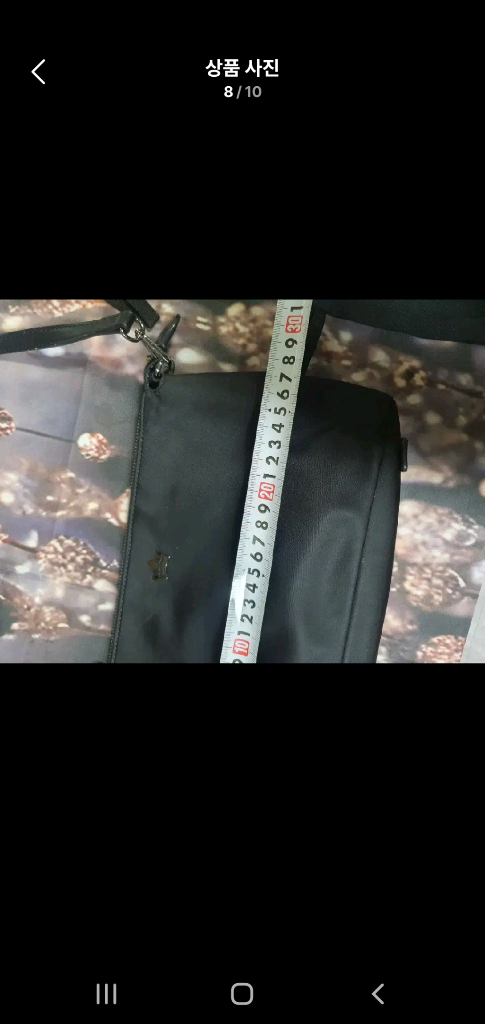 제이에스티나 블랙 미니 숄더백--7