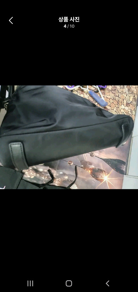 제이에스티나 블랙 미니 숄더백--4