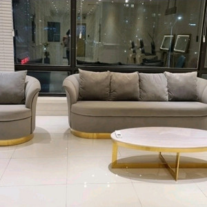 벨벳소파 4인용+1인용+쿠션5개 셋트