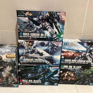 MG 짐커맨드 콜로니타입 HG 크로스본 마오 건담X 리젤 하이잭 마크2 미개봉 미조립 새상품
