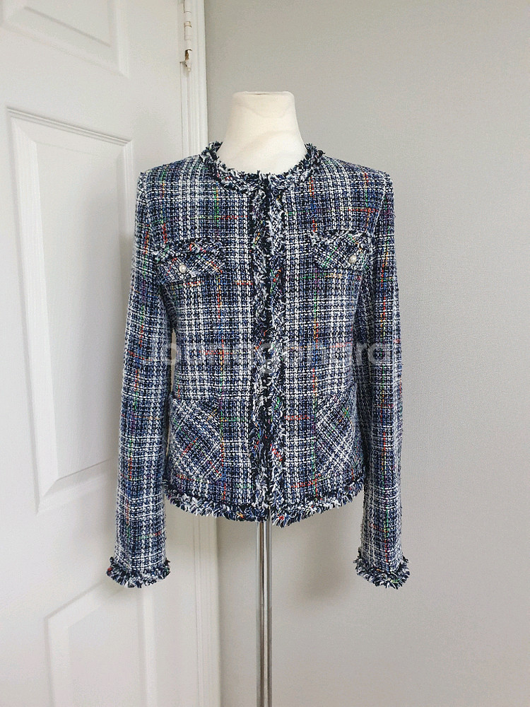 (거의새거)로엠 트위드 자켓 55~66--0