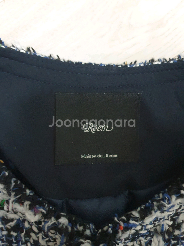 (거의새거)로엠 트위드 자켓 55~66--6