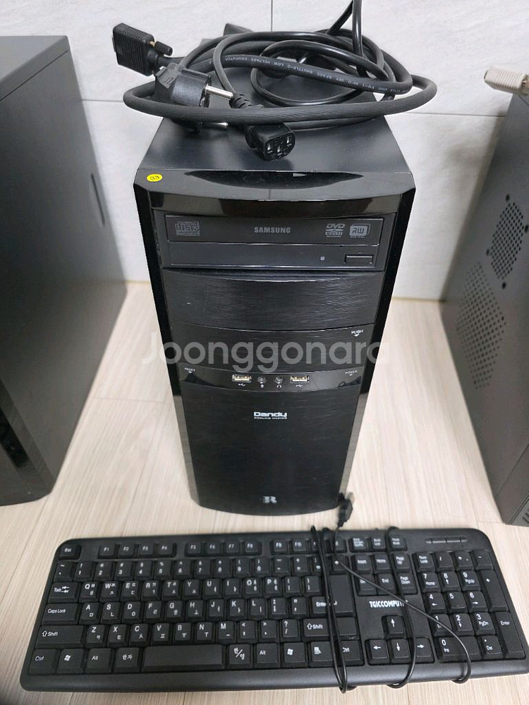 인텔 쓰리알 컴퓨터 본체/원10,24년 문서--0