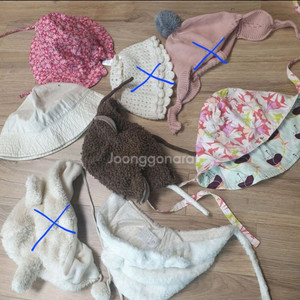 아기모자.블루독 모자,밍크뮤모자.아기벙거지