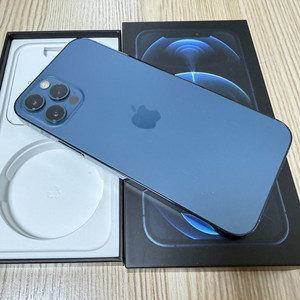 아이폰 12 프로 256GB 블루 (리퍼 내역 첨부)