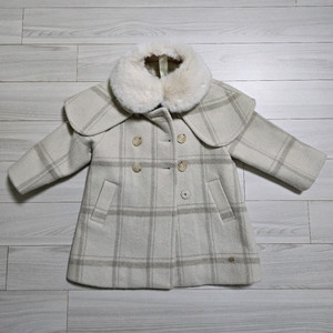 밍크뮤 FUR 카라 케이프 코트 24개월 두번착용 운포