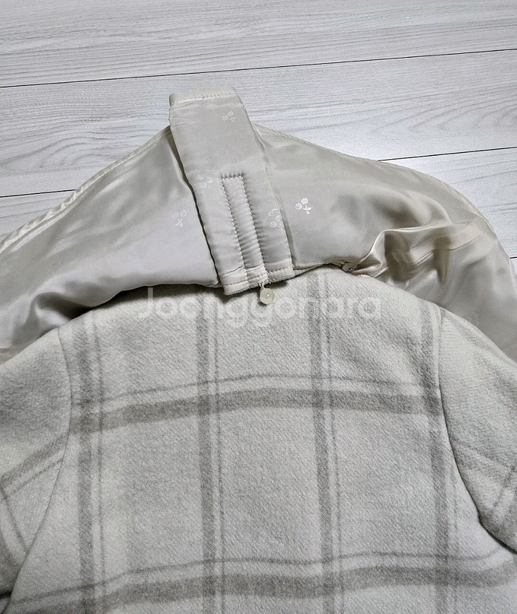 밍크뮤 FUR 카라 케이프 코트 24개월 두번착용 운포--5