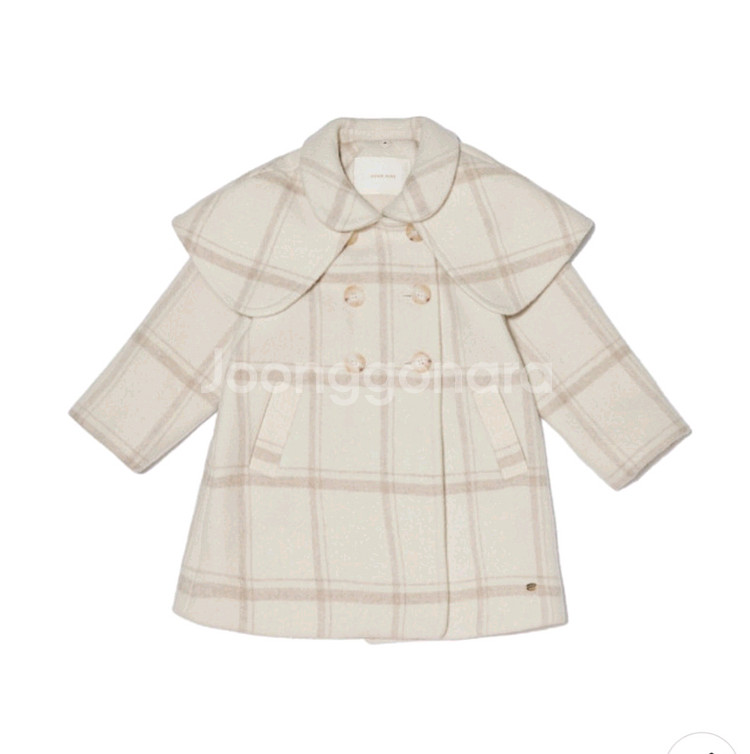 밍크뮤 FUR 카라 케이프 코트 24개월 두번착용 운포--8