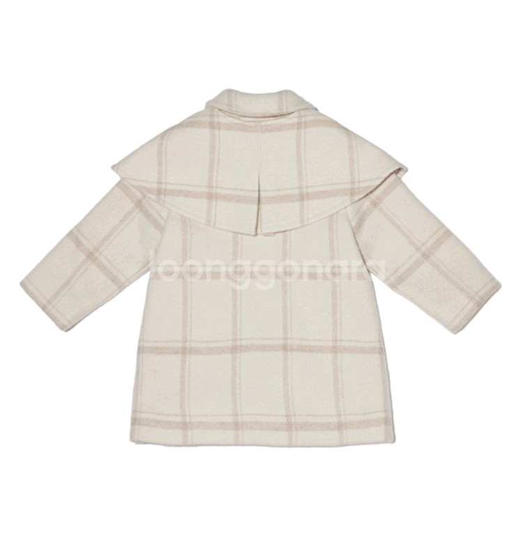 밍크뮤 FUR 카라 케이프 코트 24개월 두번착용 운포--9