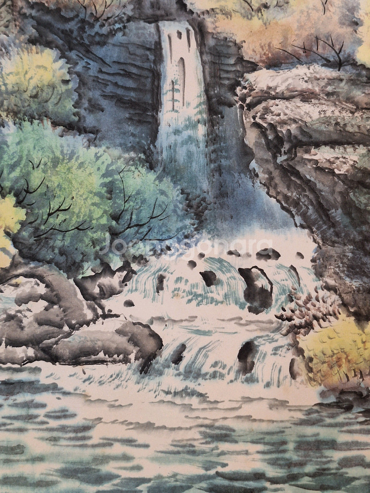 중국 전통 산수화 그림--6