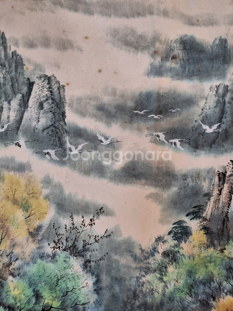 중국 전통 산수화 그림--8