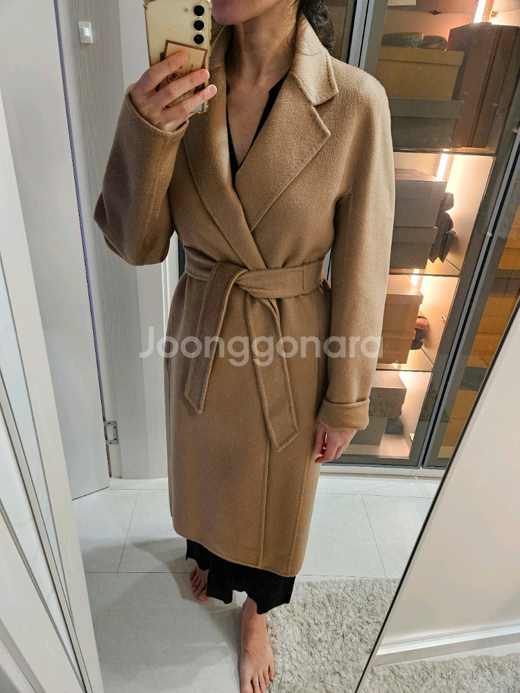 막스마라 골로소 카멜컬러캐시미어100코트--0