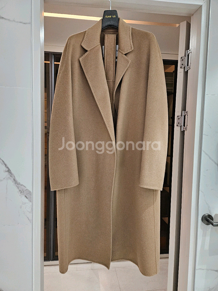 막스마라 골로소 카멜컬러캐시미어100코트--1