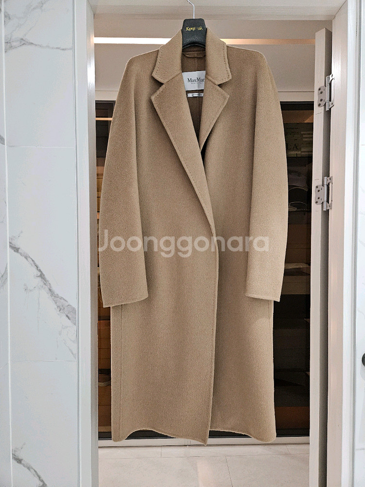 막스마라 골로소 카멜컬러캐시미어100코트--2