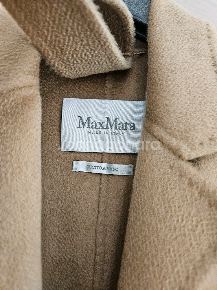 막스마라 골로소 카멜컬러캐시미어100코트--7