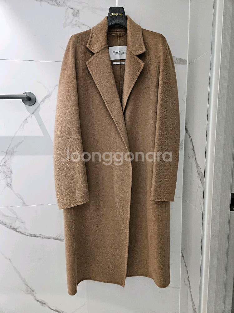막스마라 골로소 카멜컬러캐시미어100코트--3