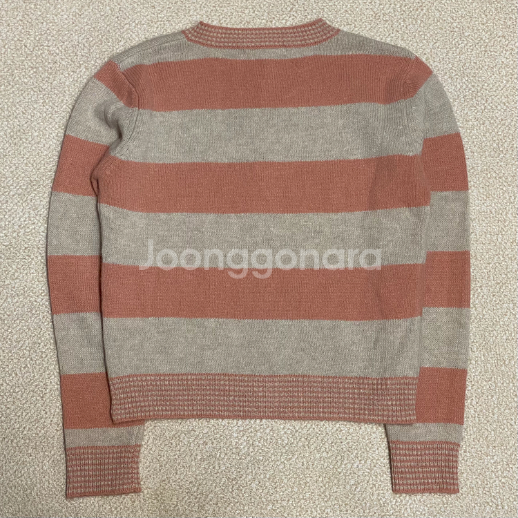(정품) 봉쁘앙 키즈 스트라이프 캐시미어 니트 가디건 12Y--2