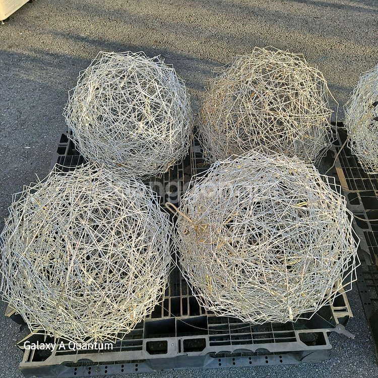 철제 와이어조명 인테리어소품--2