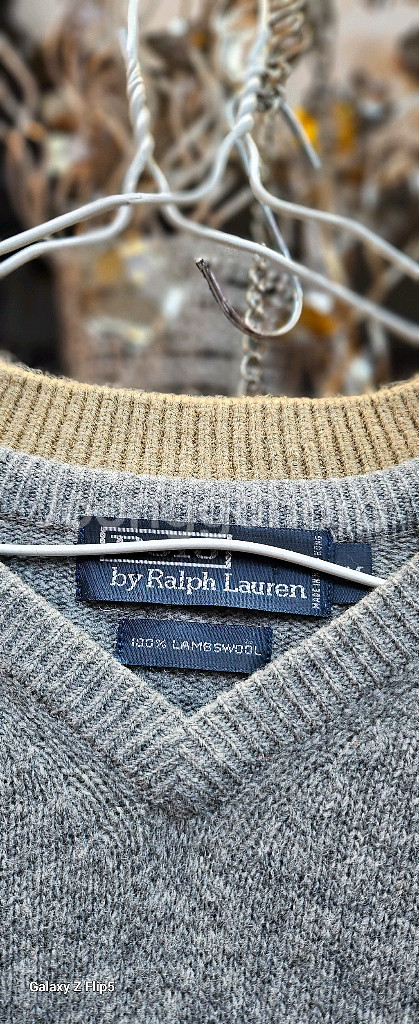 폴로 랄프로렌 울 니트 스웨터--2