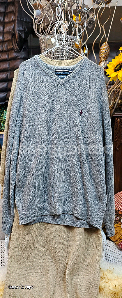 폴로 랄프로렌 울 니트 스웨터--1